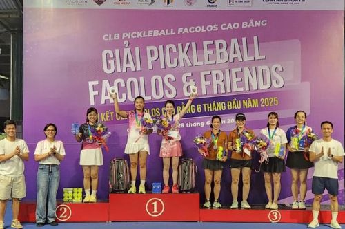 70 vận động viên tham gia Giải Pickleball Facolos & Friends