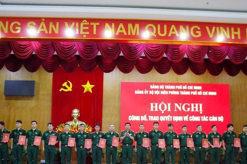 Bộ đội Biên phòng TP Hồ Chí Minh điều động, bổ nhiệm 107 cán bộ, sĩ quan