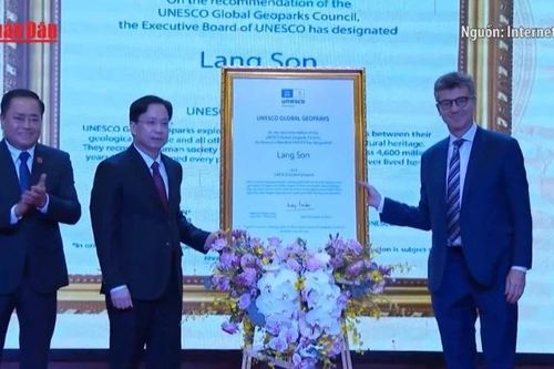 Lạng Sơn đón nhận danh hiệu Công viên địa chất toàn cầu UNESCO