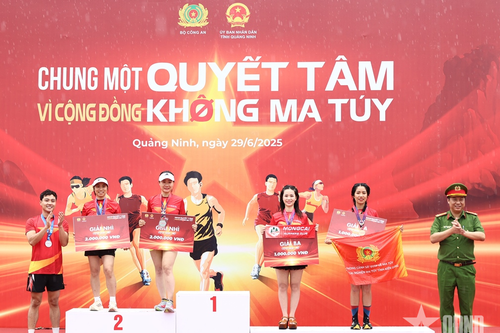 Gần 5.000 người tham gia giải chạy 'Chung một quyết tâm – Vì cộng đồng không ma túy'