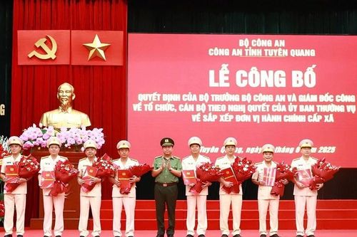 Công an tỉnh Tuyên Quang sau sáp nhập có 8 Phó Giám đốc