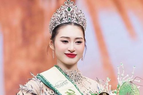 Nhan sắc trong trẻo của cô gái 19 tuổi vừa trở thành Hoa hậu Trái Đất Việt Nam