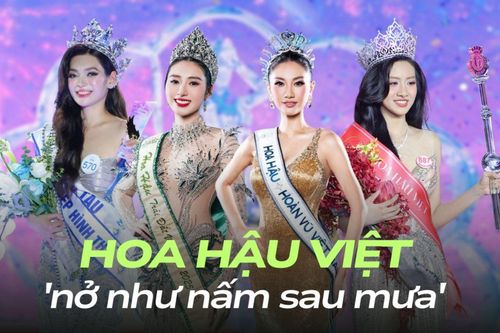 Hoa hậu Việt 'nở như nấm sau mưa': Cứ 13 tiếng lại có một người đội vương miện