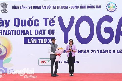 Hơn 800 người tham dự Ngày Quốc tế Yoga lần XI tại Đồng Nai