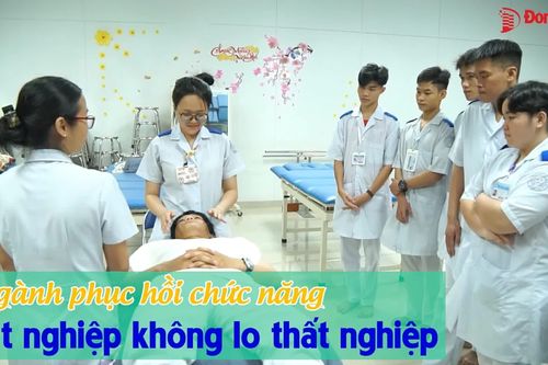 Ngành phục hồi chức năng tốt nghiệp không lo thất nghiệp