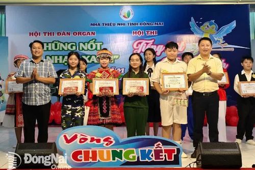 Trao 55 giải cho các thí sinh tham gia Hội thi Tiếng hát vàng anh và Hội thi đàn Organ Những nốt nhạc xanh tỉnh Đồng Nai năm 2025