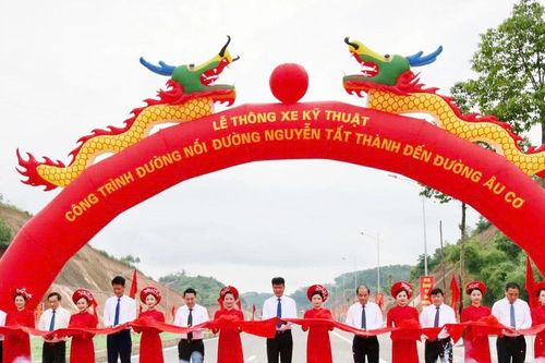 Yên Bái: Thông xe kỹ thuật tuyến đường huyết mạch nối đường Nguyễn Tất Thành và đường Âu Cơ