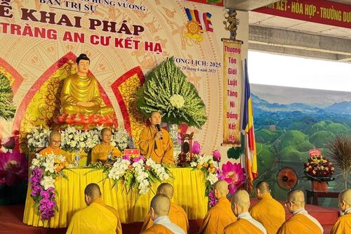 Phật giáo tỉnh Phú Thọ khai pháp An cư kiết hạ Phật lịch 2569
