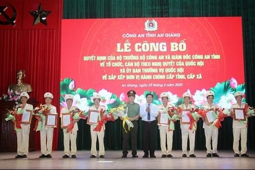 Phương châm '5 rõ' khi sáp nhập Công an tỉnh An Giang và Kiên Giang