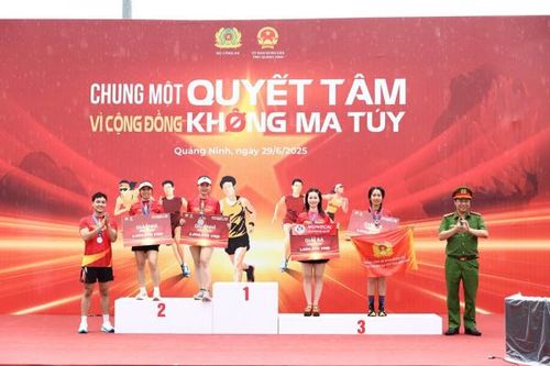 Hơn 5.000 vận động viên tham gia giải chạy 'Chung một quyết tâm – Vì cộng đồng không ma túy'