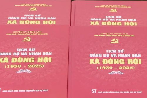Phát hành cuốn sách lịch sử Đảng bộ xã Đông Hội
