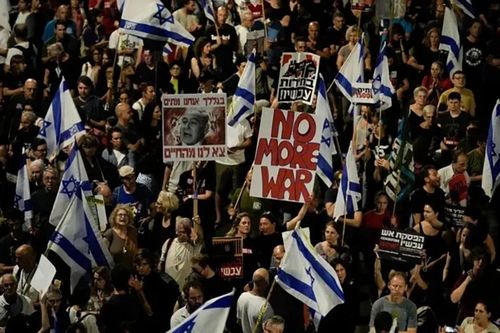 Người dân Israel biểu tình tại Tel Aviv đòi thả con tin