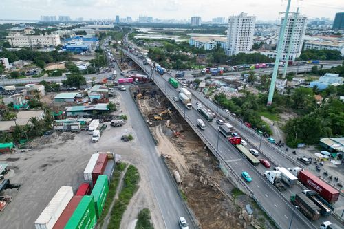 Nút giao Mỹ Thủy hơn 3.400 tỷ đồng ì ạch gần 9 năm do vướng mặt bằng
