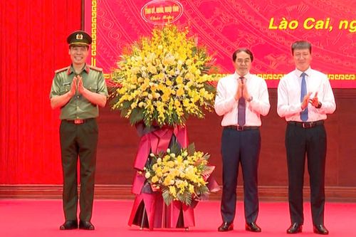Đại tá Cao Minh Huyền làm Giám đốc Công an tỉnh Lào Cai sau hợp nhất