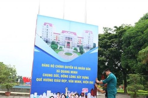 Xã Quang Minh mới sẵn sàng cho lễ ra mắt