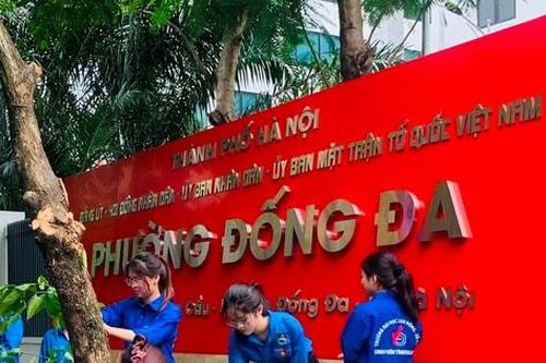 Phường Đống Đa (mới) hoàn thành công tác chỉnh trang đường phố, trụ sở