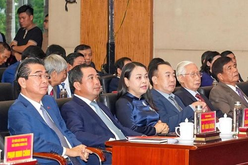 Phó Chủ tịch, Tổng Thư ký Ủy ban Trung ương MTTQ Việt Nam Nguyễn Thị Thu Hà tham dự lễ công bố sáp nhập TP Hải Phòng và tỉnh Hải Dương