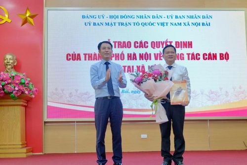 Đồng chí Nguyễn Nam Hà được chỉ định giữ chức Bí thư Đảng ủy xã Nội Bài