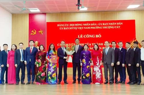 Đồng chí Lưu Ngọc Hà giữ chức vụ Bí thư Đảng ủy phường Thượng Cát