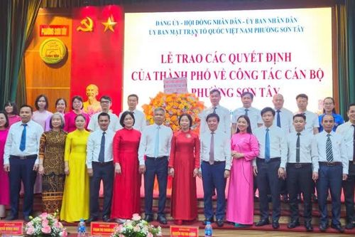 Phường Sơn Tây kiện toàn các chức danh lãnh đạo