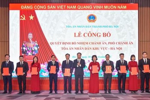 Danh sách 12 Chánh án Tòa án nhân dân Khu vực ở Hà Nội