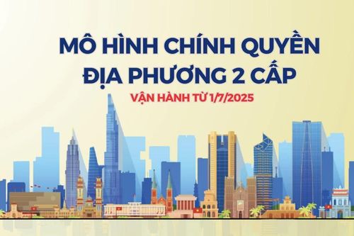 Mô hình tổ chức chính quyền địa phương 2 cấp vận hành từ 1/7/2025