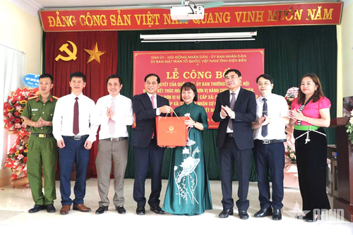 Điện Biên: Công bố nghị quyết, quyết định của Trung ương và tỉnh về sắp xếp đơn vị hành chính