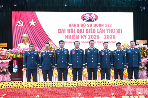 Đảng bộ Sư đoàn Không quân 372 tổ chức Đại hội đại biểu nhiệm kỳ 2025-2030