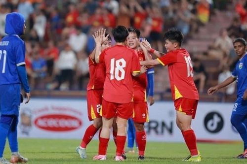 Việt Nam thắng 7-0 ngày ra quân vòng loại Asian Cup nữ