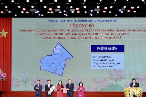 Danh sách 126 Bí thư phường, xã mới ở Hà Nội sau sắp xếp, sáp nhập