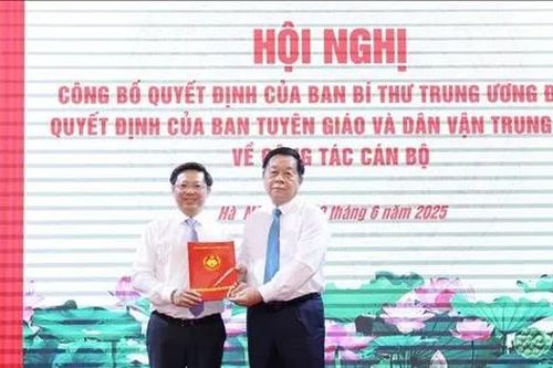 Ông Trần Thanh Lâm làm Phó trưởng Ban Tuyên giáo và Dân vận Trung ương