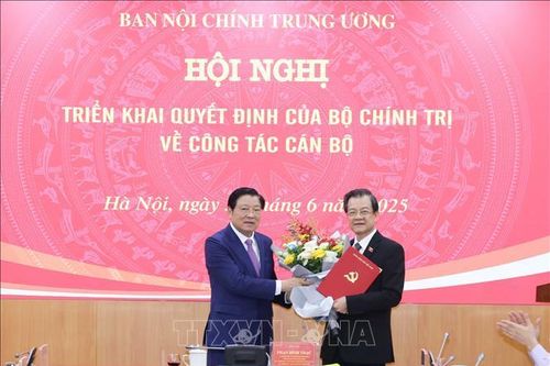 Trao Quyết định điều động, bổ nhiệm Phó Trưởng Ban Nội chính Trung ương