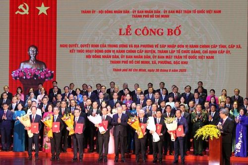 Thành phố Hồ Chí Minh công bố các nhân sự chủ chốt, sẵn sàng vận hành từ ngày 1/7