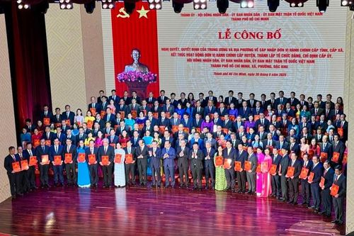 Thành phố Hồ Chí Minh công bố 168 Bí thư phường, xã, đặc khu