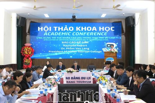 Hội thảo về ứng dụng trí tuệ nhân tạo trong đào tạo du lịch