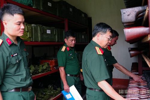 Tổng cục Hậu cần - Kỹ thuật (Bộ Quốc phòng) kiểm tra công tác hậu cần, kỹ thuật tại Lạng Sơn