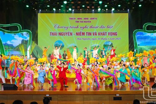 Chương trình nghệ thuật 'Thái Nguyên – Niềm tin và khát vọng': Tôn vinh lịch sử, khơi nguồn cảm hứng phát triển