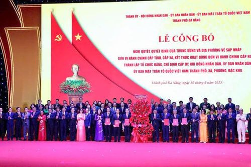 Đà Nẵng công bố các Nghị quyết, Quyết định về sáp nhập đơn vị hành chính
