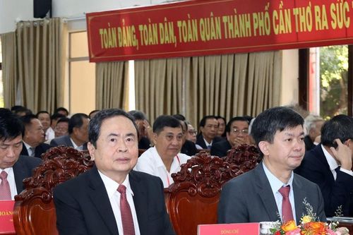 Chủ tịch Quốc hội Trần Thanh Mẫn dự Lễ công bố các Nghị quyết, Quyết định về sáp nhập đơn vị hành chính tại Cần Thơ