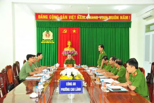 Công an Đồng Tháp kiểm tra việc sắp xếp, tổ chức lại đơn vị hành chính các cấp