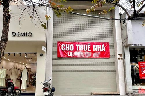 Nhiều mặt bằng cho thuê bỏ trống nhưng giá vẫn cao