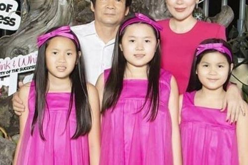 Sinh cho chồng đại gia liên tiếp 3 con gái, hoa hậu Trà Vinh đặt tên các con giống hệt nhau rất hay
