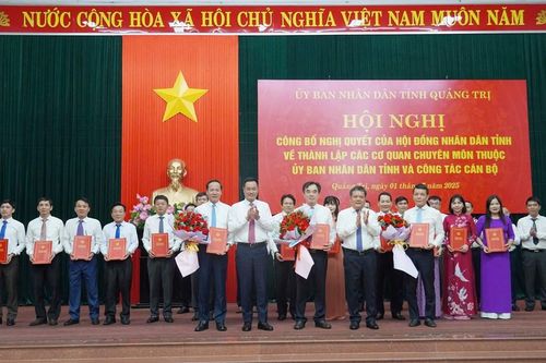 Bổ nhiệm nhiều Giám đốc Sở, ngành của tỉnh Quảng Trị (mới)