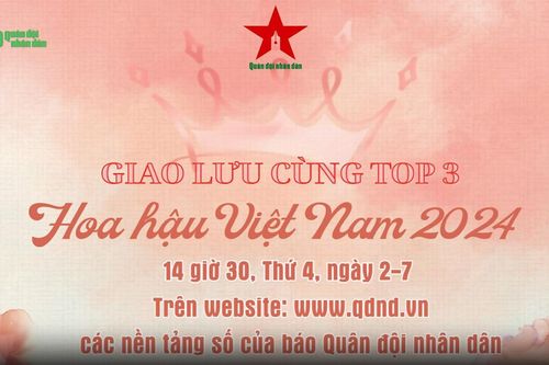 Giao lưu trực tuyến với top 3 Hoa hậu Việt Nam năm 2024