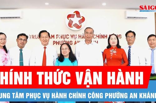 Trung tâm Phục vụ hành chính công phường An Khánh chính thức vận hành