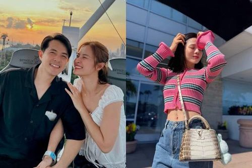 Hot face sao Việt: Lệ Quyên khoe túi hiệu dưới nắng chiều