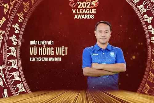 HLV Vũ Hồng Việt đoạt giải thưởng cao quý