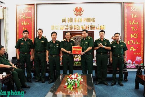 Đoàn công tác Bộ Tư lệnh Quân khu 9 thăm, làm việc tại BĐBP Cà Mau