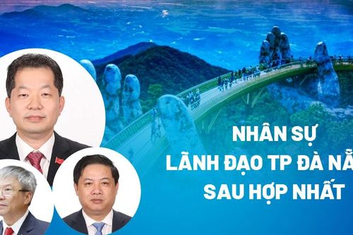 Lãnh đạo chủ chốt TP Đà Nẵng mới sau sáp nhập với Quảng Nam
