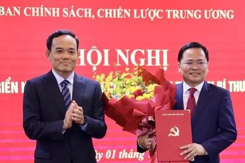 Trao quyết định bổ nhiệm hai Phó Trưởng Ban Chính sách, chiến lược Trung ương